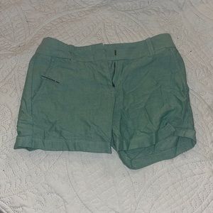 Green J. Crew Shorts